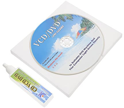 Generic 1 Set Set Disc Cleaning Supplies CD Players Vcd Player Cleaner Kit CD Cleaning Brush Equipment Cleaner CD Player Clean Brush CD Player Cleaning System CD Player Brush PC