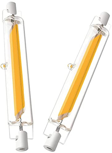 Hsientpe R7S LED 118mm Dimmbar Lampen, 20W R7S 118mm Glühbirne Ersatz für 200W Halogenstäbe, Naturweiß 4000K 2000LM LED-Röhre für Deckenfluter, Leselampen, 360°Abstrahlwinkel, 230V, 2er Pack