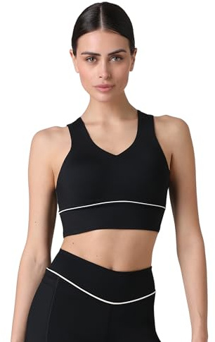 Lovable Sportivo - Top Brassière in Microfibra Senza Cuciture - Supporto, Asciugatura Rapida, Anti Abrasione - Active Comfort Reggiseno Donna