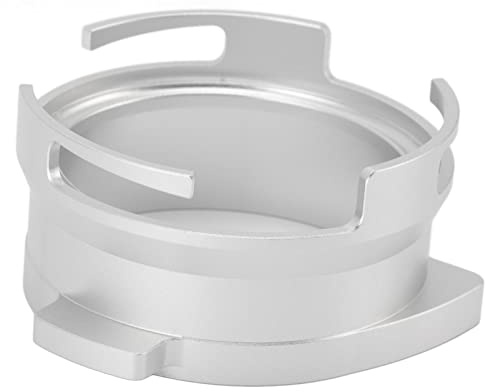 Yctze Funnuto da Dosaggio da 54 Mm per Dosaggio Portafilter - Imbuto di Rotabile in Lega di Alluminio per Macinazione e Tamping - Accessorio per Macchine per caffè per Macchine Portatile (SILVER)