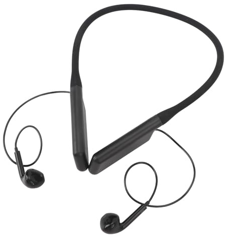 Sorandy Écouteurs de Cou sans Fil IEM, écouteurs en Silicone ABS, Récepteur 2,4 G Confortable, 5.1 avec 10 Heures de Lecture Anti-interférence pour Enregistrement en Studio de Diffusion en Direct