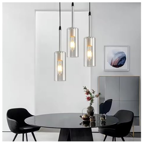 Bedroom Bedside Chandelier Simple Atmosphere Sense of Light Luxury Main Bed Headlamp Glass Dining Room Light,for Entryway Living Room