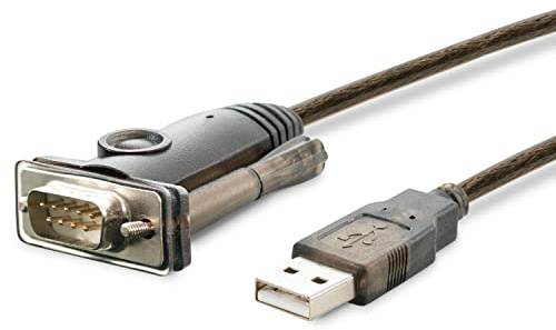 Plugable USB to Serial RS-232 Adapter (5ft) with COM Retention - Compatible with Windows, Mac, Linux (DB9 DTE Male Connector, Prolific PL2303GT Chipset, Up to 1Mbps) - PL2303-DB9