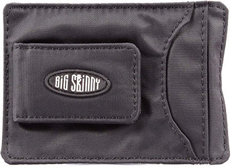 Big Skinny Herren Magnetisch Geldklammer Slim Wallet für bis zu 12 Karten Schwarz