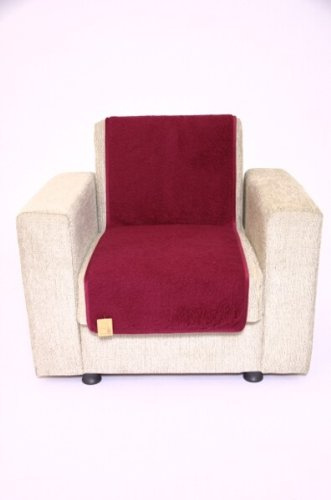 Sesselschoner, Farbe bordeaux, Größe 150 cm x 50 cm, 1000000006685