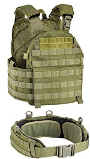 DEFCON 5 Erwachsene Vest Carrier Plattenträger, OD Green, Einheitsgrösse
