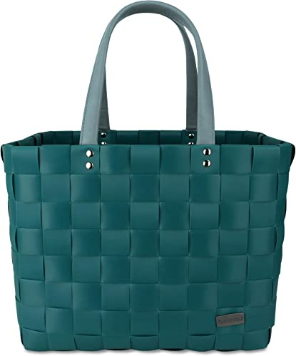 Einkaufstasche/Tragetasche mit Henkel - Einkaufskorb aus Kunststoff - Großer Damen Shopper robust und langlebig - 20 Liter Volumen Farbe Kapo