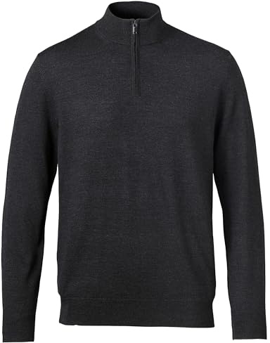Charles Tyrwhitt Jumpers for Men - Merino Wool 1/4 Zip Jumper - Machine Washable & Temperature Regulating Knitwear for Smart & Casual Wear