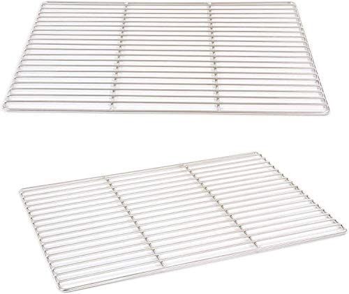 Grillrost 50 x 30 cm aus Edelstahl rostfrei und elektropoliert