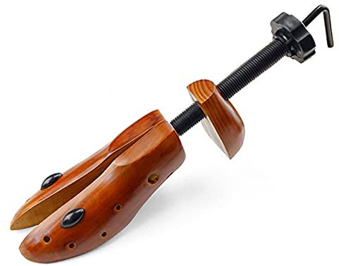 QSCTYG 1 unids Árbol de Zapatos de Madera para Hombres y Mujeres Zapatos de 2 vías Expansor Djustable Zapato Camilla Shaper Rack hormas para Zapatos 649 (Color : 34 38)