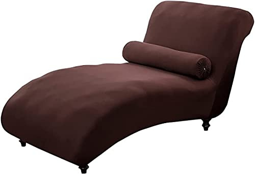 RTSFKFS Elastische Chaiselongue Schonbezüge Liegesessel Stuhlbezug, Chaiselongue-Bezug ohne Armlehnen Relaxliege Stuhlbezüge, Schonbezug Stretch rutschfest Relaxsessel Bezüge (Color : #21)