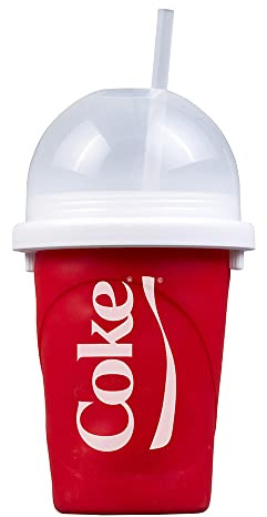 Magic Freez Slushy Maker Chillfactor Magic Freez | Slush Ice Becher mit Strohhalmlöffel | Eisbecher Alternative für Eis selber machen | Slush Ice Maker