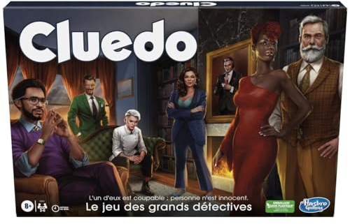 Hasbro Gaming Cluedo Family Game for 2 to 6 Players, Ages 8 and Up