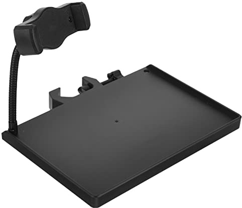 Vaguelly Microphone Sound Card Tray Clamp Rack for Live Streaming and Recording Multipurpose Shelf with Removable Design for Stage Office and Home Use