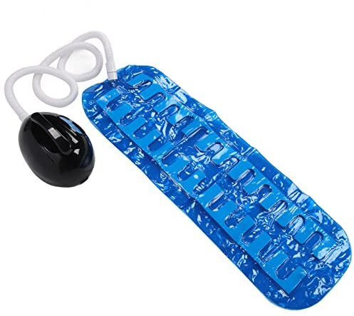 Luqeeg SPA de Chorro portátil para bañera, Estera de Masaje de Burbujas para bañera eléctrica, SPA de Masaje para bañera Fondo de Ventosa Antideslizante portátil con (Enchufe de la UE