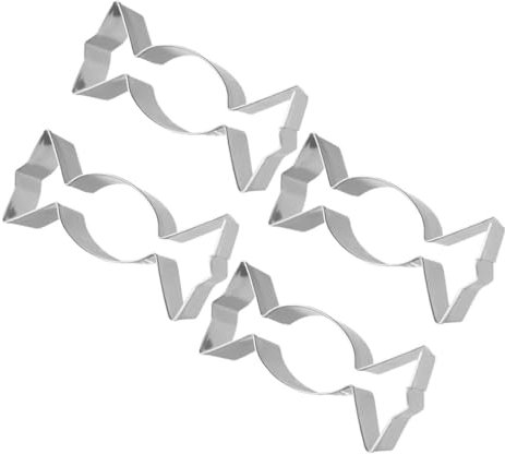 Zerodeko 4pcs Cookie Cutters for Baking Non-Stick Fondant Molds for Cookies Cakes and Treats for Christmas and Halloween Crafts