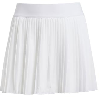 Adidas Girl's Girls Club Tennis Climacool Pleated Skirt, White, 9-10 Years