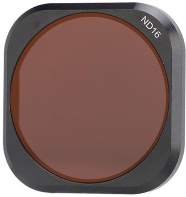 ND 16 Filter für Ace Pro Sportkameras, HD beschichteter Neutraldichtefilter aus Optischem Glas, ND Filter Zum Aufstecken auf das Kameraobjektiv, Verhinderung von Überbelichtung
