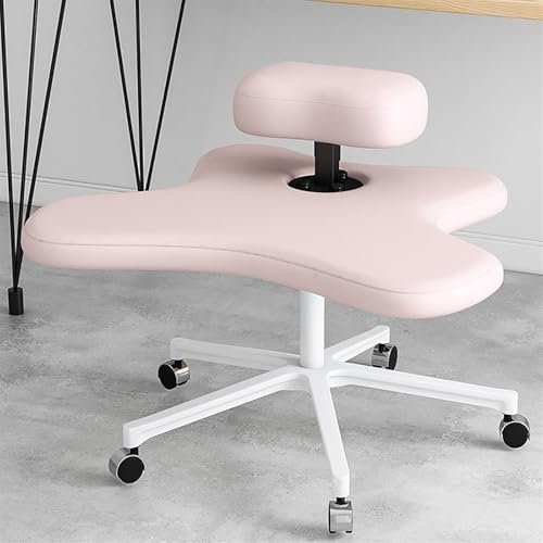 Generisch Meditationsstuhl, höhenverstellbarer Meditationsstuhl, Kniestuhl mit gekreuzten Beinen für Zuhause und Büro, zur Verbesserung und Anpassung der Sitzhaltung (Pink)
