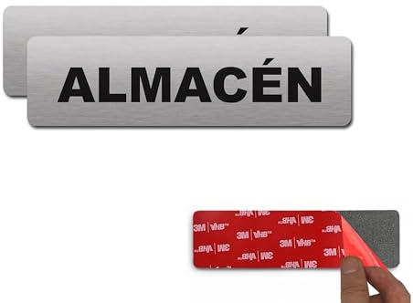 2 unidades de Señal Adhesiva | Acabado premium - 18 x 5 cm - Grosor 0.8mm (Almacén)