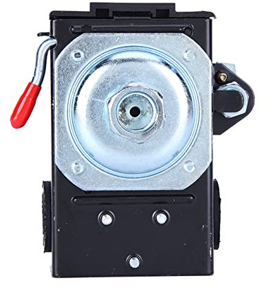 Interrupteur de Pression Universel Vanne de Commande du Compresseur D'air 95-125 PSI 20A Remplacement à Port Unique avec des Contacts Lourds pour la Pompe à Compresseur D'air