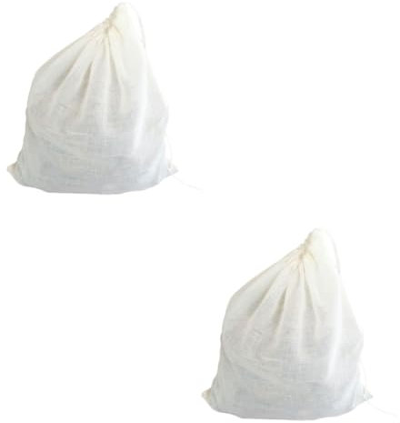 SOLUSTRE 2pièces à Fruits Réutilisable Mesh Filtrant Extra Large pour Stockage Pratique Maison Cuisine Ou Magasin