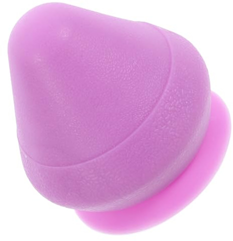 Pelota de Masaje Multifunción Púrpura Tpe para Cuello y Lumbar | Fijación en Suelo o Pared, Masaje Profundo de Tejido, Uso Amplio en Pies y Espalda