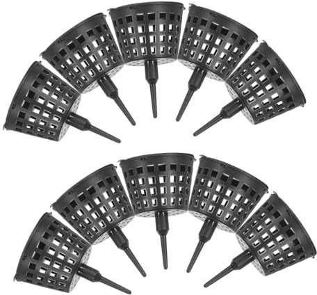 ibasenice 100pièces Boîte à Engrais Plastique Pour Avec Couvercle Conteneur Pratique Pour Plantes Engrais Spécial Jade Outil De Jardinage Noir