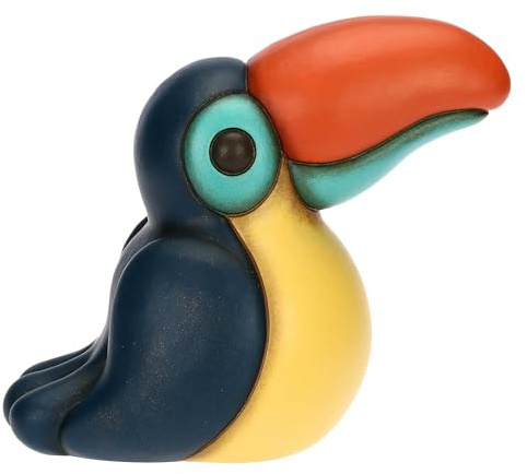 THUN - Tucano grande - ceramica - Collezione Icone - 9,8 x 16,5 x 14,6 cm
