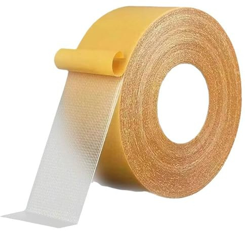 Ruban adhésif double face en tissu pour moquette facile à utiliser double face pour faire des photos, montage photo, moquette, tissu double pour vêtements et tapis