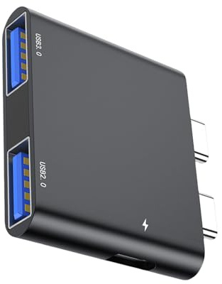 GAOINTELL Docking Station per Hub USB C Convertitore Adattatore 3 in 1 Notebook Aziendale Integrazione Perfetta Esportazione Rapida dei Dati Adattatore Laptop Tipo C