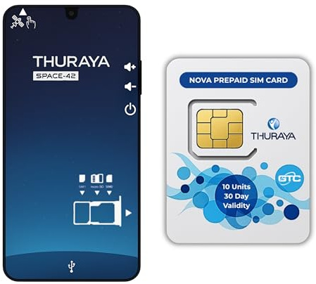 OSAT Thuraya ONE Satellite Phone + 10-Unit NOVA SIM | Dual-Mode GSM & Satellite | 6.67” AMOLED | Rugged IP67 | Android 14 | 50MP Camera