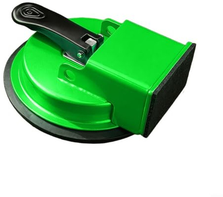 Strumento di riparazione per fughe a pavimento con ventosa, robusto in ferro, facile da usare per riparazioni senza cuciture di pavimenti in laminato e legno, 7 cuscinetti riutilizzabili inclusi