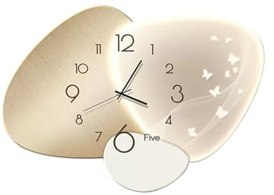 Ergocar Orologio Da Parete Silenzioso In Stile Nordico Moderno Ceramica Cristallina Ad Alta Definizione Impermeabile Alimentato a Batteria Decorativo Per Scuole, Soggiorni, Uffici, Camere Da Letto