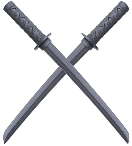 Pack 2 Epees de Combat Wakizashi en Polypropylene 60cm Entrainement Arts Martiaux