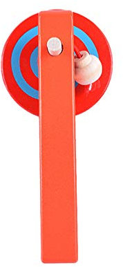 giocattolo giocattoli portatile games rotante pittura attraente kid corde bambini in alto mano in alto puntale in legno gioco nostalgia trottola lanciatore bambino Di legno
