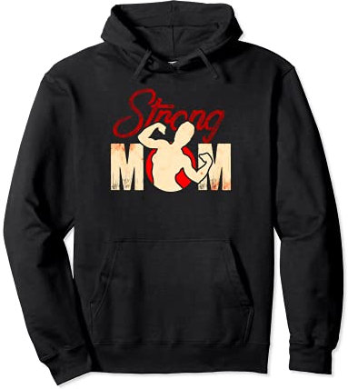 Starke Mutter Frauen Kraftsport Workout Gym Pullover Hoodie