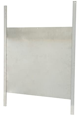Kerbl Hobbyfarming Porte poulailler coulissante alu, 43x40cm, Taille L
