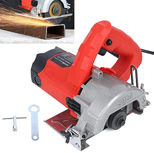 SHZICMY Steinsäge Fliesensäge Tragbare Steintrennmaschine Fliesenschneidmaschine Holz Fliesenschneider Elektrisch Fliesensäge Steintrennmaschine Steinschneider Fliesentrenner Steinsäge 1800W 20mm