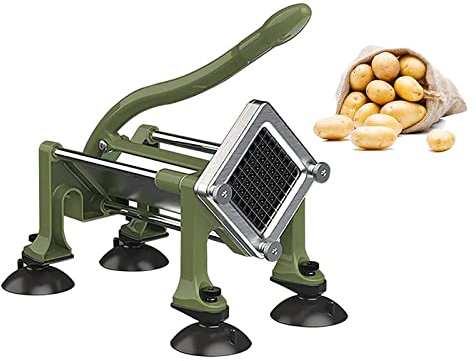 oiakus Tagliapatate Manuale Taglia Patate Fritte, Taglia Patate Professionale Taglia Patatine Fritte in Acciaio Inossidabile per Verdure, Cipolle, Carote, Cetrioli