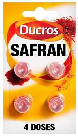 DUCROS - Le Safran d'exception en dose de 0,4g pour sublimer vos plats - Herbes et épices de qualité supérieure pour une cuisine raffinée. - Lot De 3 - Vendu Par Lot
