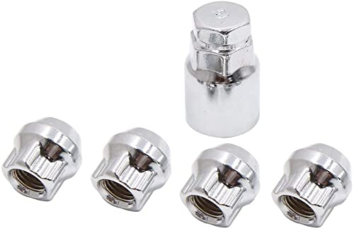XYWHPGV 4 in 1 M12 X 1,5 Auto Auto Felge Anti-Diebstahlsicherung Radmuttern Tuner 5-Punkt-Schlüssel(26580 e6d61 28c29 d7b1c 67961 71382