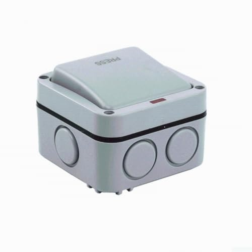 Gbtdoface Door Bell Switch,Doorbell Push Button,IP66 Outdoor And Doorbell Button Switch 220V~250V Plastic