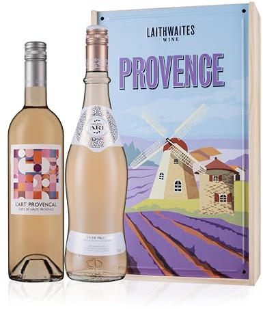 Laithwaites Rose Wine Gift Set (Provence Regional Duo) - French Rosé Wine L’Art Provençal Rosé & Domaine de Paris Côtes de Provence Rosé - Summer Rosé - 2 x 750ml Bottles