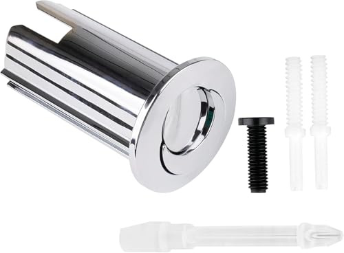 Doppio pulsante di ricambio per valvola di scarico adatto per WC Roca, pulsante doppio pulsante di scarico per WC compatibile con Roca AH0002000R - Doppio pulsante lungo