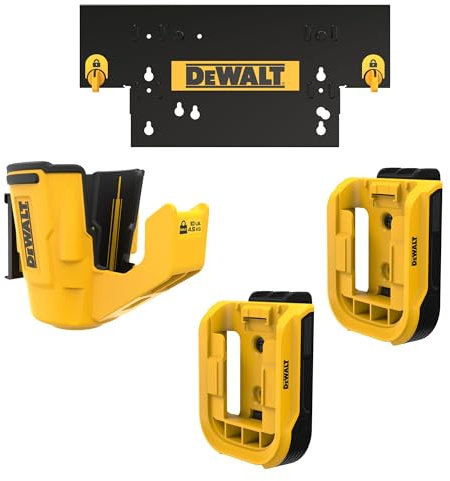 DEWALT TOUGHSYSTEM 2.0 DXL Elektrowerkzeug-Aufbewahrungsset, tragbare Werkzeugaufbewahrung mit Rädern (DWST086501)
