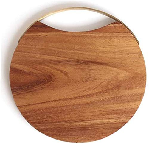 Planche à découper ronde en bois massif pour hacher les os et le fromage, résistance et durabilité professionnelles, planche à découper en bois domestique pour la cuisine