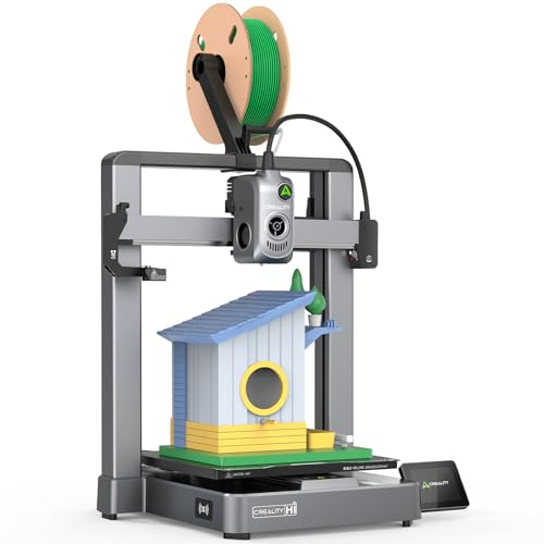 Creality Hi (A) Impresora 3D Multicolor Nuevo, 500mm/s Alta Velocidad Impresión y Consumibles de Identificación Automática RFID, Nivelación Automática, Más Grande 260x260x300mm