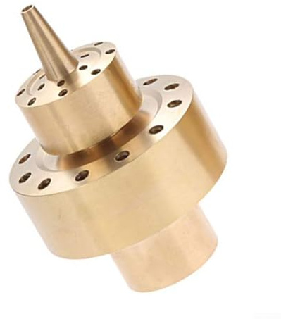 Ugello per fontana da giardino e stagno DN25, materiale in ottone, produce modelli d'acqua vivaci per migliorare la circolazione dell'acqua e l'aspetto visivo