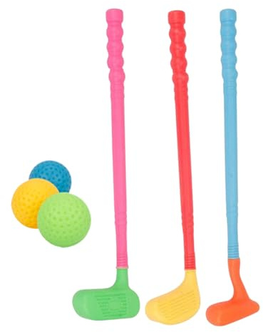 WJnflQN Palos de Golf para Niños Pequeños - Juego de Juguetes de Golf Infantil | Equipo Deportivo Portátil para Vinculación Familiar en Exterior Jardín Trasero e Interior